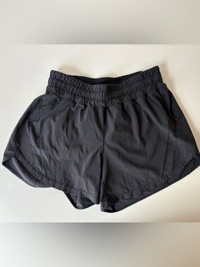 Lululemon Track That Shorts Lined Black Athletic Size 8 (5” Inseam)